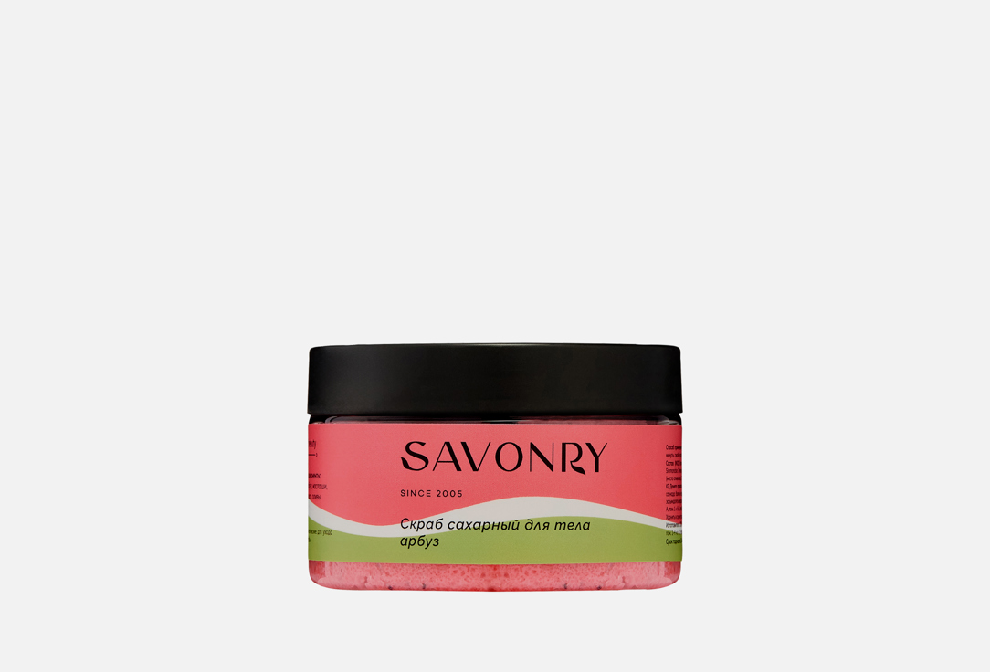 Скраб для тела с экстрактом арбуза SAVONRY, Watermelon 300 мл
Скраб для тела с экстрактом арбуза SAVONRY, Watermelon 300 мл