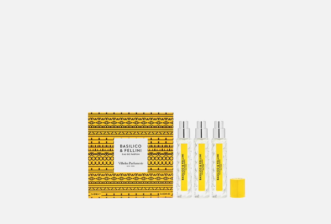 Набор миниатюр 3*10 мл VILHELM PARFUMERIE, BASILICO & FELLINI 3 шт
Набор миниатюр 3*10 мл VILHELM PARFUMERIE, BASILICO & FELLINI 3 шт
