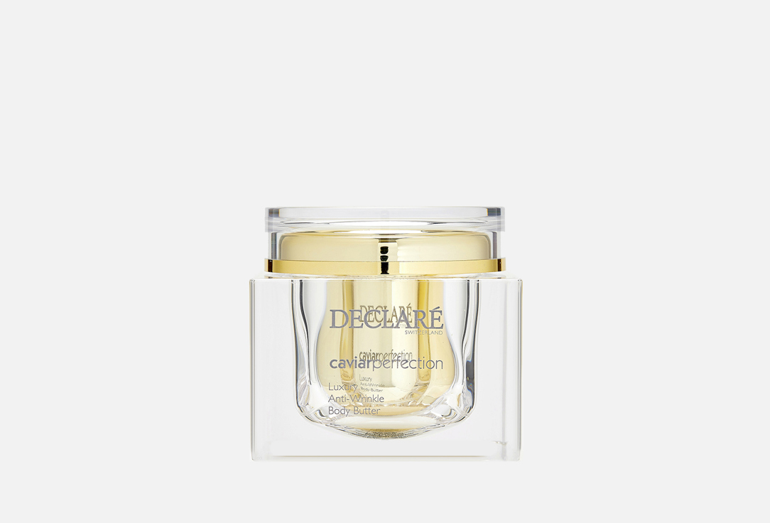 Питательный крем-люкс для тела с экстрактом черной икры DECLARE, Luxury Anti-Wrinkle Body Butter 200 мл
Питательный крем-люкс для тела с экстрактом черной икры DECLARE, Luxury Anti-Wrinkle Body Butter 200 мл