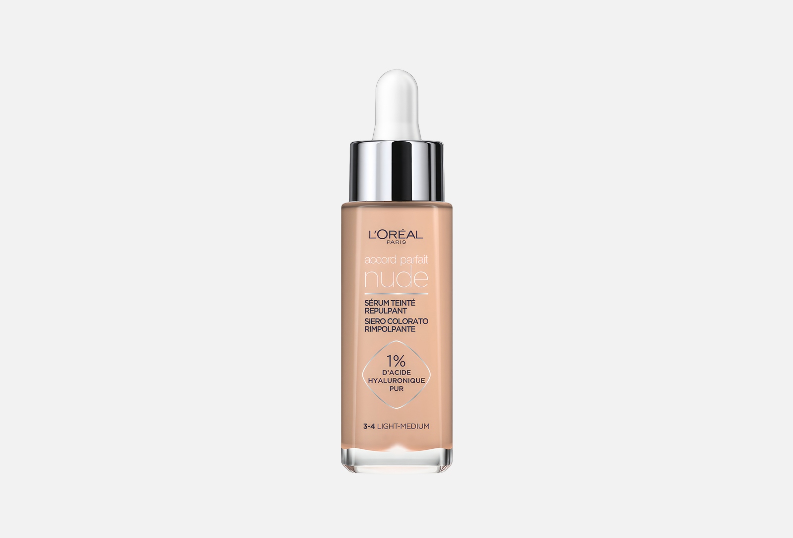 L Oreal Paris Тональная сыворотка ACCORD PARFAIT NUDE 3 4 30 мл