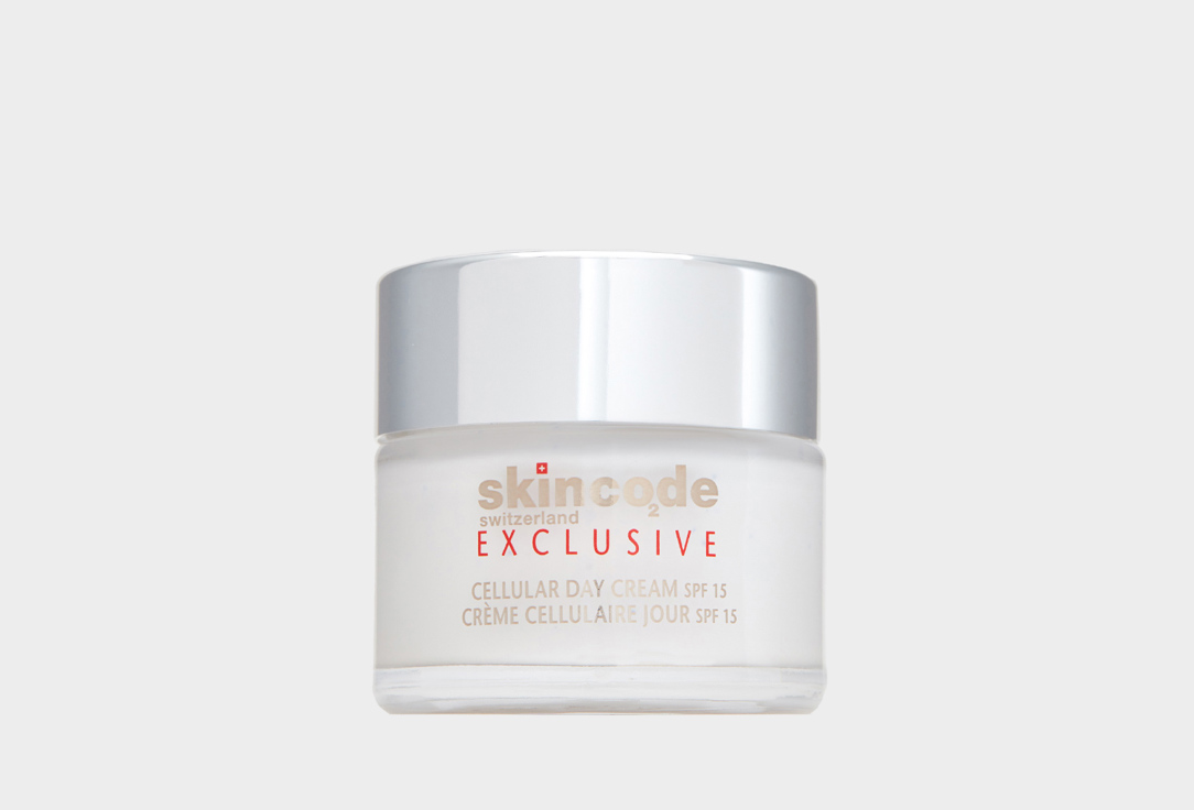 Клеточный омолаживающий дневной крем SPF 15 SKINCODE, Cellular Day Cream 50 мл
Клеточный омолаживающий дневной крем SPF 15 SKINCODE, Cellular Day Cream 50 мл