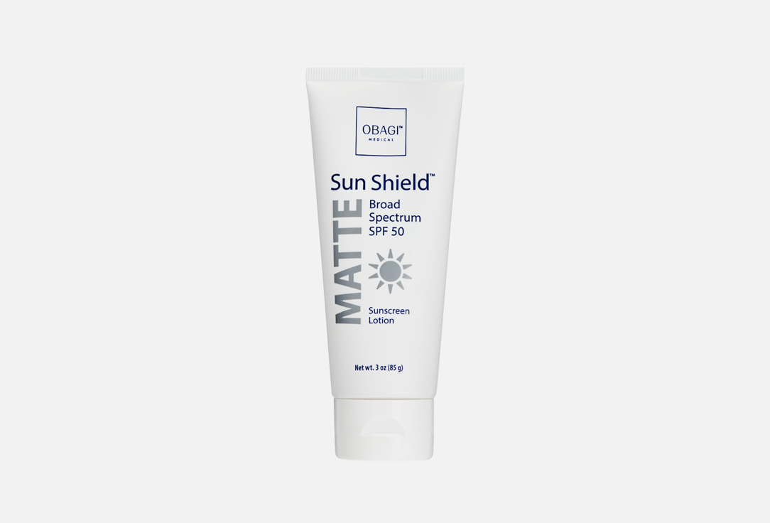 Солнцезащитный лосьон для лица и тела SPF50 OBAGI, Sun Shield Matte Broad Spectrum 85 г
Солнцезащитный лосьон для лица и тела SPF50 OBAGI, Sun Shield Matte Broad Spectrum 85 г