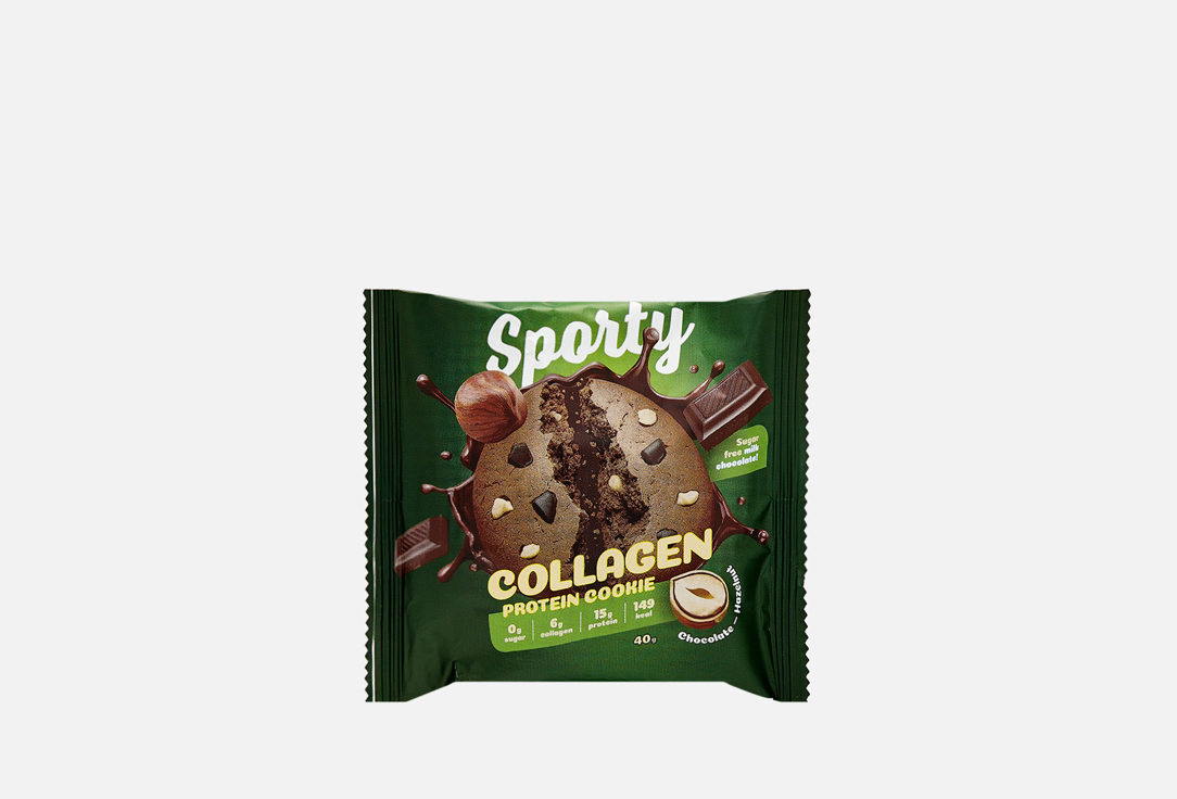 Печенье обогащенное белком SPORTY, Шоколад-фундук 1 шт
Печенье обогащенное белком SPORTY, Шоколад-фундук 1 шт