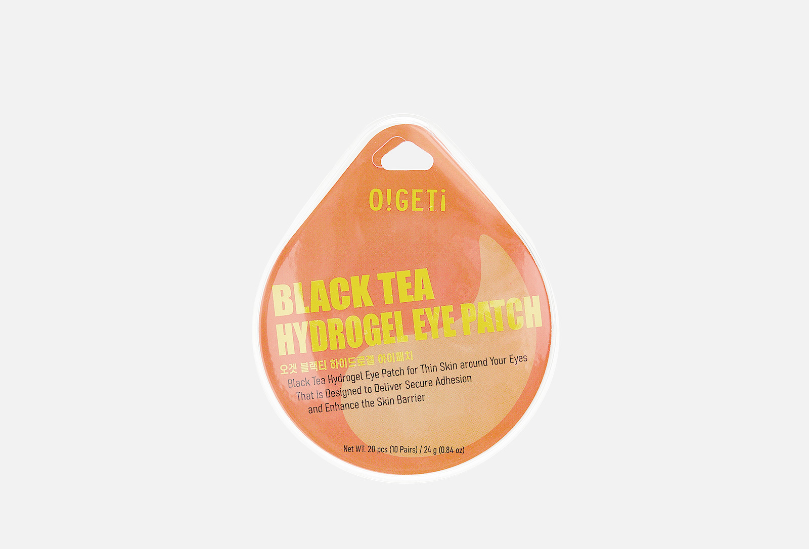 O GETi Гидрогелевые патчи с экстрактом чёрного чая BLACK TEA HYDROGEL