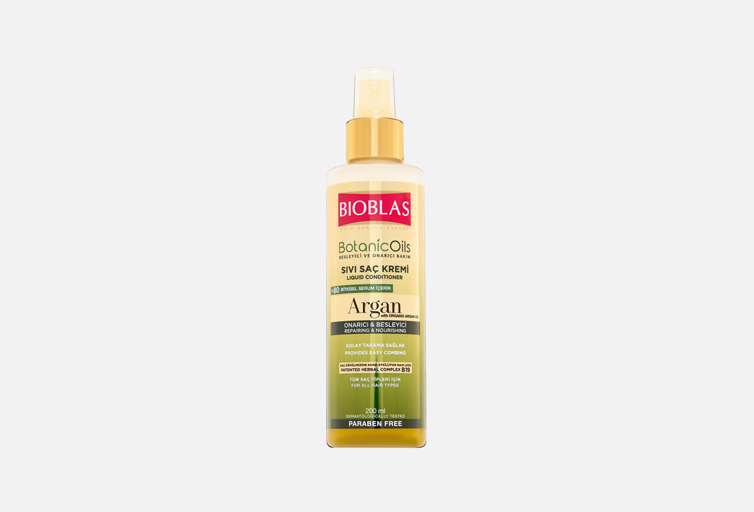 Несмываемый кондиционер для волос BIOBLAS, BOTANIC OILS ARGAN OIL LIQUID HAIR CONDITIONER 200 мл
Несмываемый кондиционер для волос BIOBLAS, BOTANIC OILS ARGAN OIL LIQUID HAIR CONDITIONER 200 мл