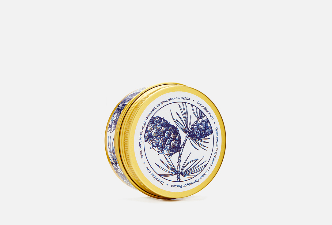 Свеча соевая ароматическая BOOMBLOOM, Белый, Evergreen 90 г
Свеча соевая ароматическая BOOMBLOOM, Белый, Evergreen 90 г