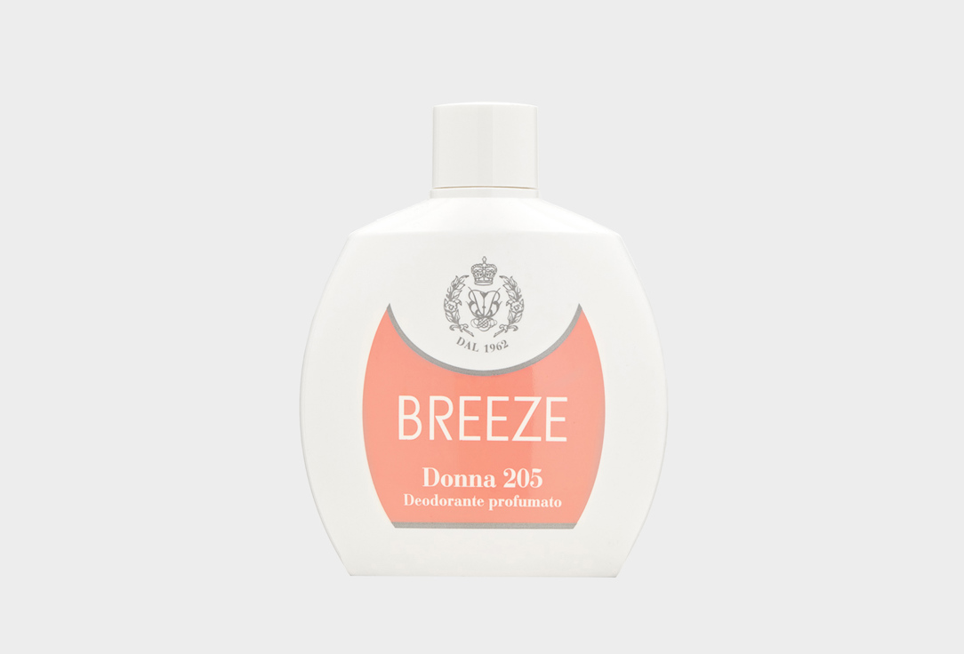 Дезодорант парфюмированный BREEZE, DEODORANT SQUEEZE DONNA 205 100 мл
Дезодорант парфюмированный BREEZE, DEODORANT SQUEEZE DONNA 205 100 мл