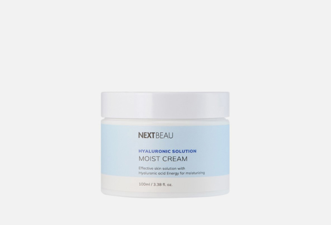 Увлажняющий крем с гиалуроновой кислотой NEXTBEAU, Hyaluronic Solution Moist Cream 100 мл
Увлажняющий крем с гиалуроновой кислотой NEXTBEAU, Hyaluronic Solution Moist Cream 100 мл