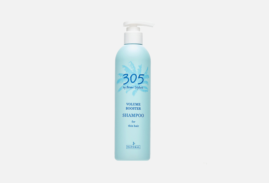 Шампунь для объёма и очищения тонких волос 305 BY MIAMI STYLISTS, Volume Booster Shampoo 300 мл
Шампунь для объёма и очищения тонких волос 305 BY MIAMI STYLISTS, Volume Booster Shampoo 300 мл