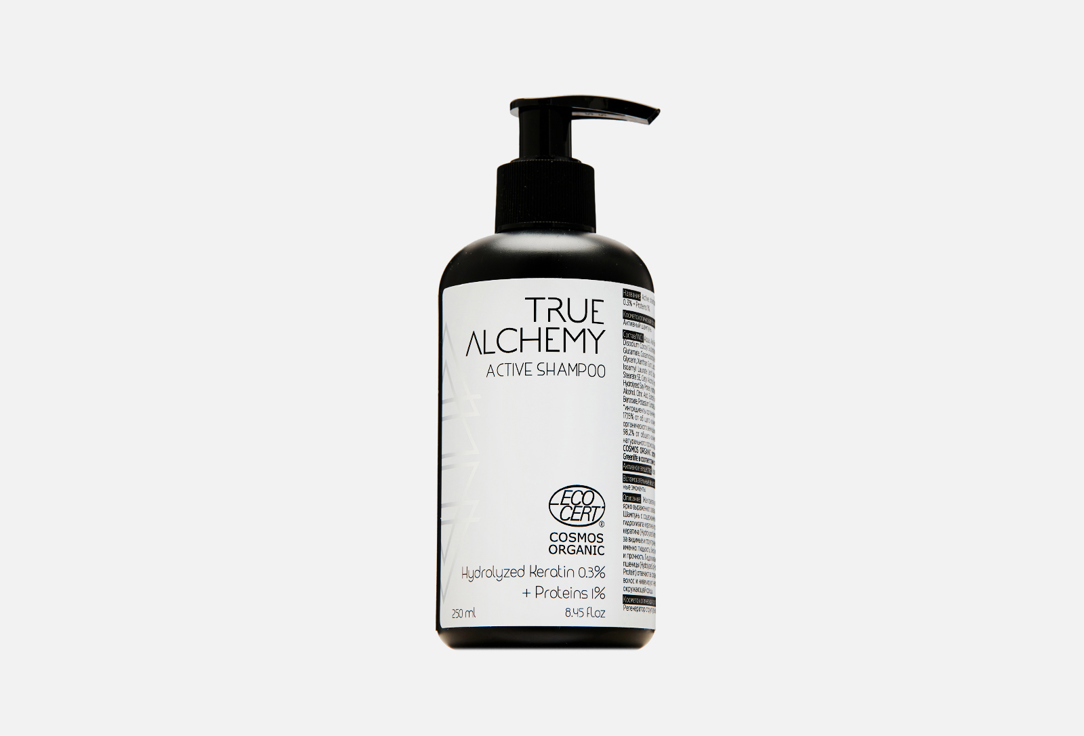Активный шампунь TRUE ALCHEMY, Hydrolyzed Keratin 0.3% + Proteins 1% 250 мл
Активный шампунь TRUE ALCHEMY, Hydrolyzed Keratin 0.3% + Proteins 1% 250 мл
