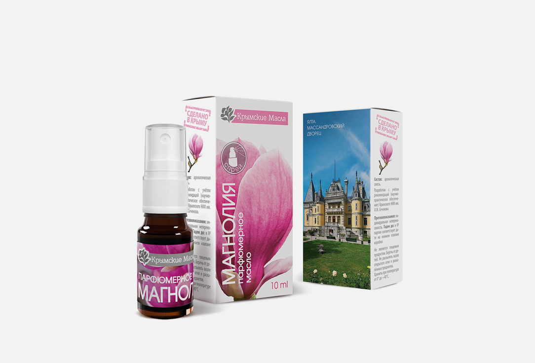 Ароматическое масло КРЫМСКИЕ МАСЛА, Magnolia 10 мл
Ароматическое масло КРЫМСКИЕ МАСЛА, Magnolia 10 мл