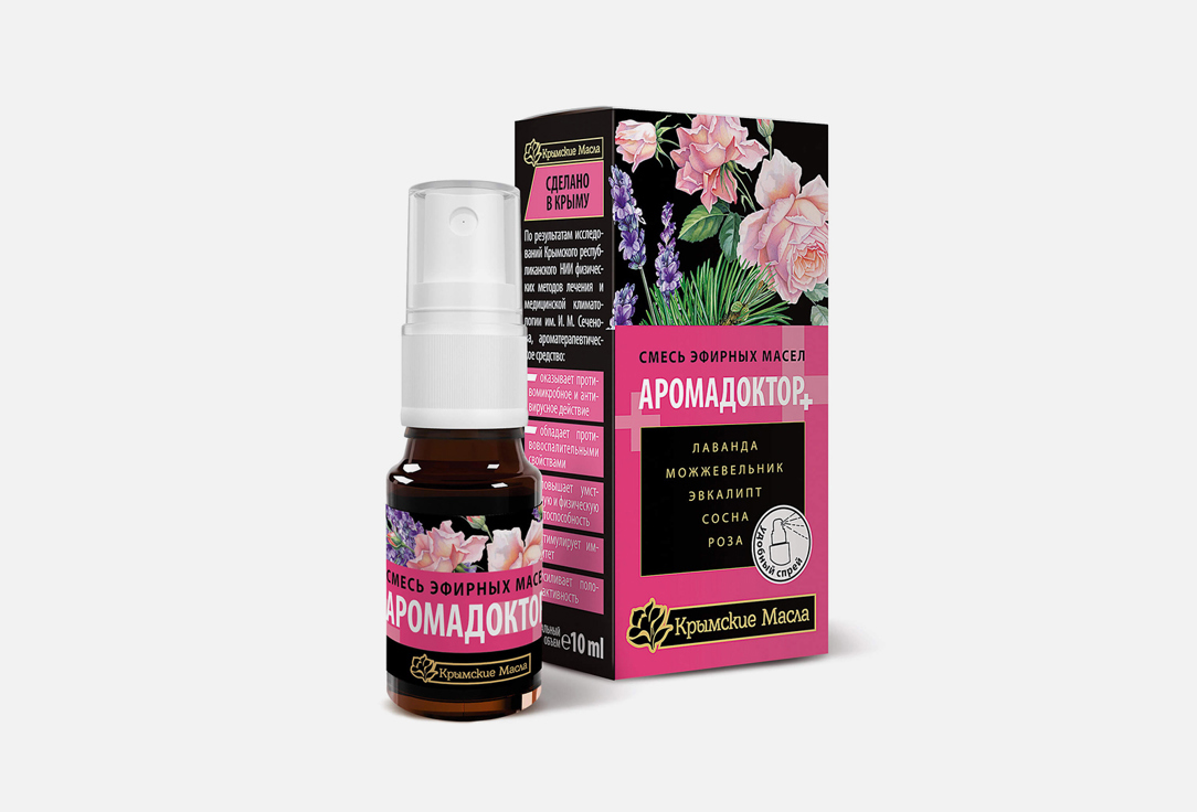 Смесь эфирных масел КРЫМСКИЕ МАСЛА, Aromadoctor Plus 10 мл
Смесь эфирных масел КРЫМСКИЕ МАСЛА, Aromadoctor Plus 10 мл