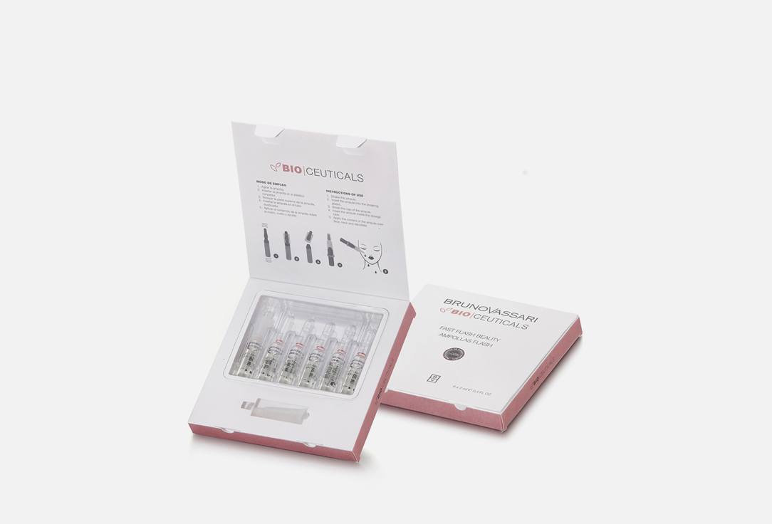 АМПУЛЫ МГНОВЕННЫЙ ЛИФТИНГ-КОНЦЕНТРАТ 6*2мл BRUNO VASSARI, BIOCEUTICALS - FAST FLASH BEAUTY 6 шт
АМПУЛЫ МГНОВЕННЫЙ ЛИФТИНГ-КОНЦЕНТРАТ 6*2мл BRUNO VASSARI, BIOCEUTICALS - FAST FLASH BEAUTY 6 шт