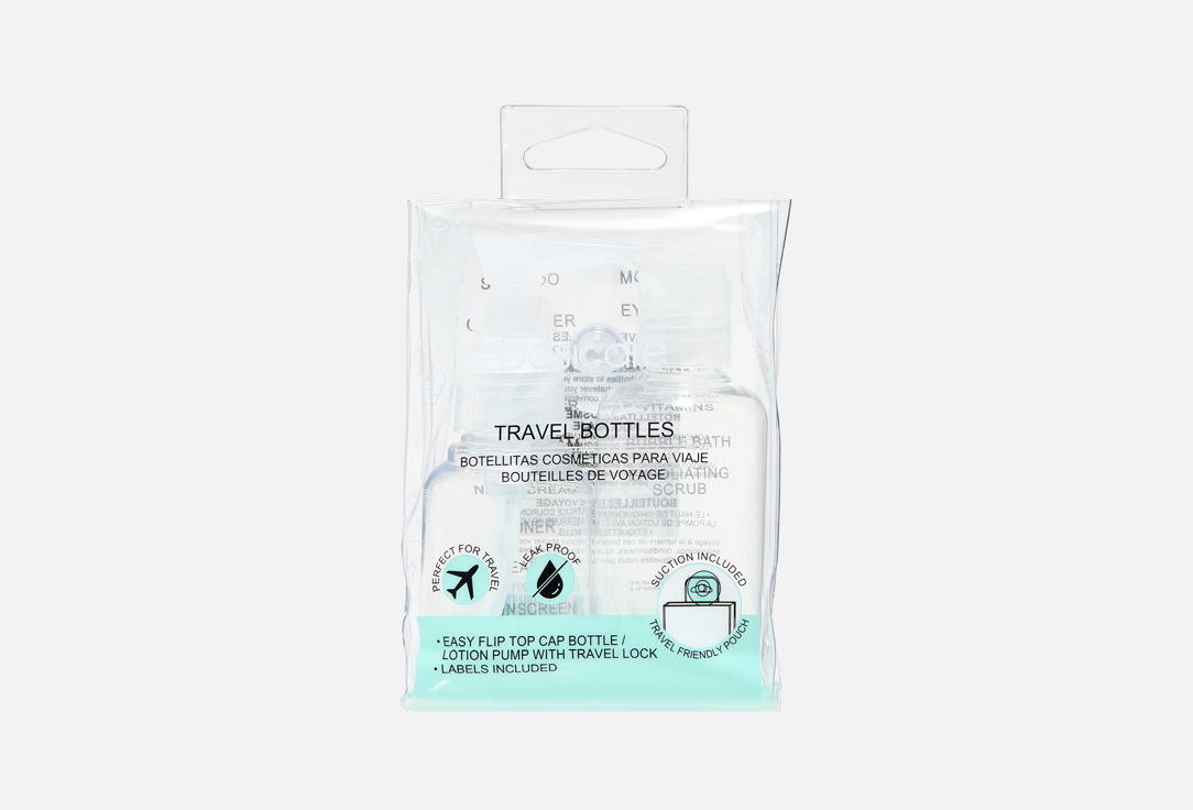 Флаконы дорожные 80 и 60 мл BASICARE, Прозрачный, TRAVEL BOTTLES 1 шт
Флаконы дорожные 80 и 60 мл BASICARE, Прозрачный, TRAVEL BOTTLES 1 шт
