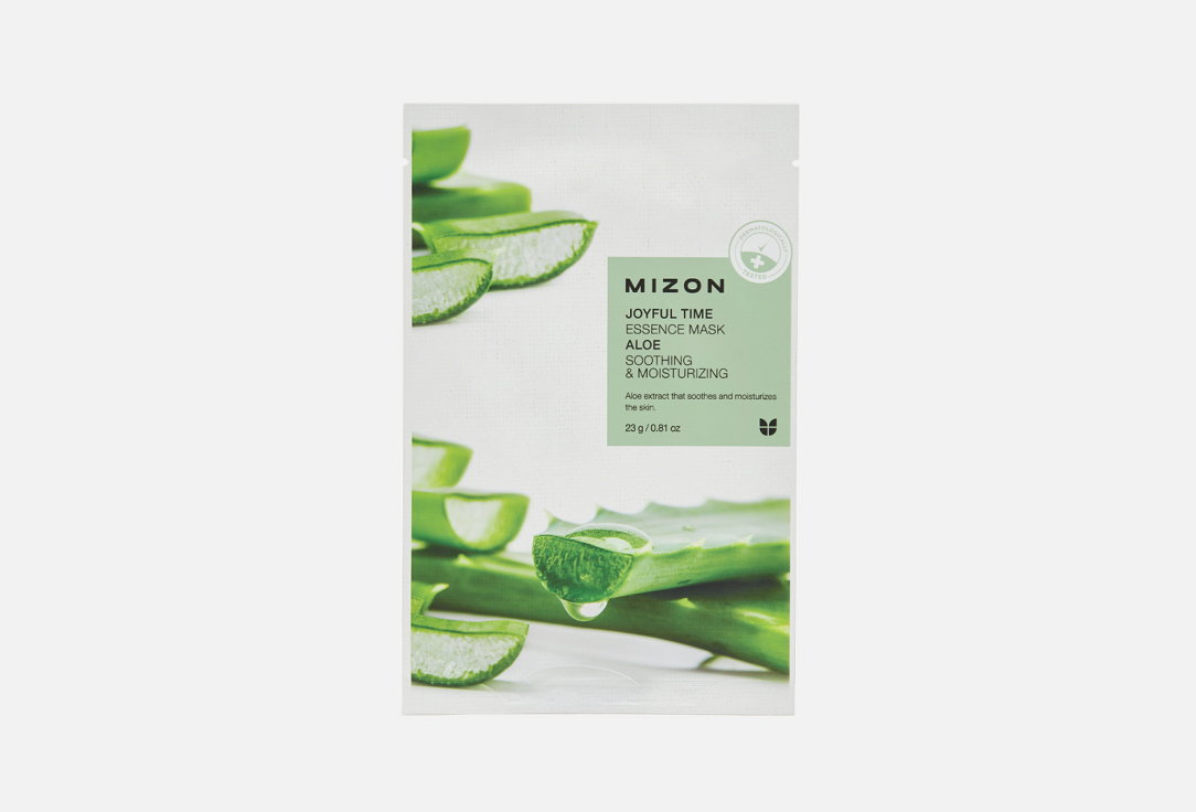 Тканевая маска MIZON, Joyful Time Essence Mask Aloe 23 г
Тканевая маска MIZON, Joyful Time Essence Mask Aloe 23 г