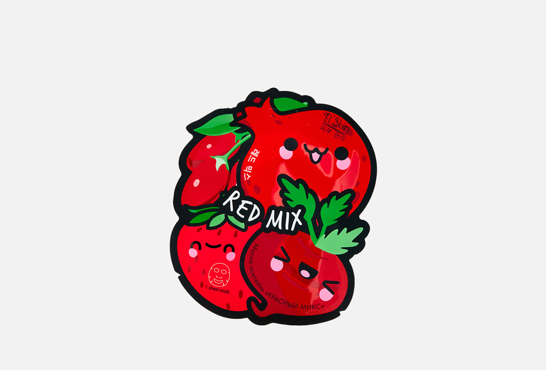 Маска-коктейль EL SKIN, Красный МИКС 1 шт
Маска-коктейль EL SKIN, Красный МИКС 1 шт