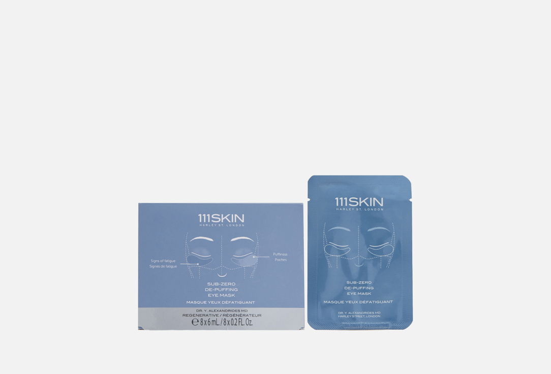 Патчи для области вокруг глаз 111SKIN, Sub Zero De-puffing Eye Mask 8 пар
Патчи для области вокруг глаз 111SKIN, Sub Zero De-puffing Eye Mask 8 пар