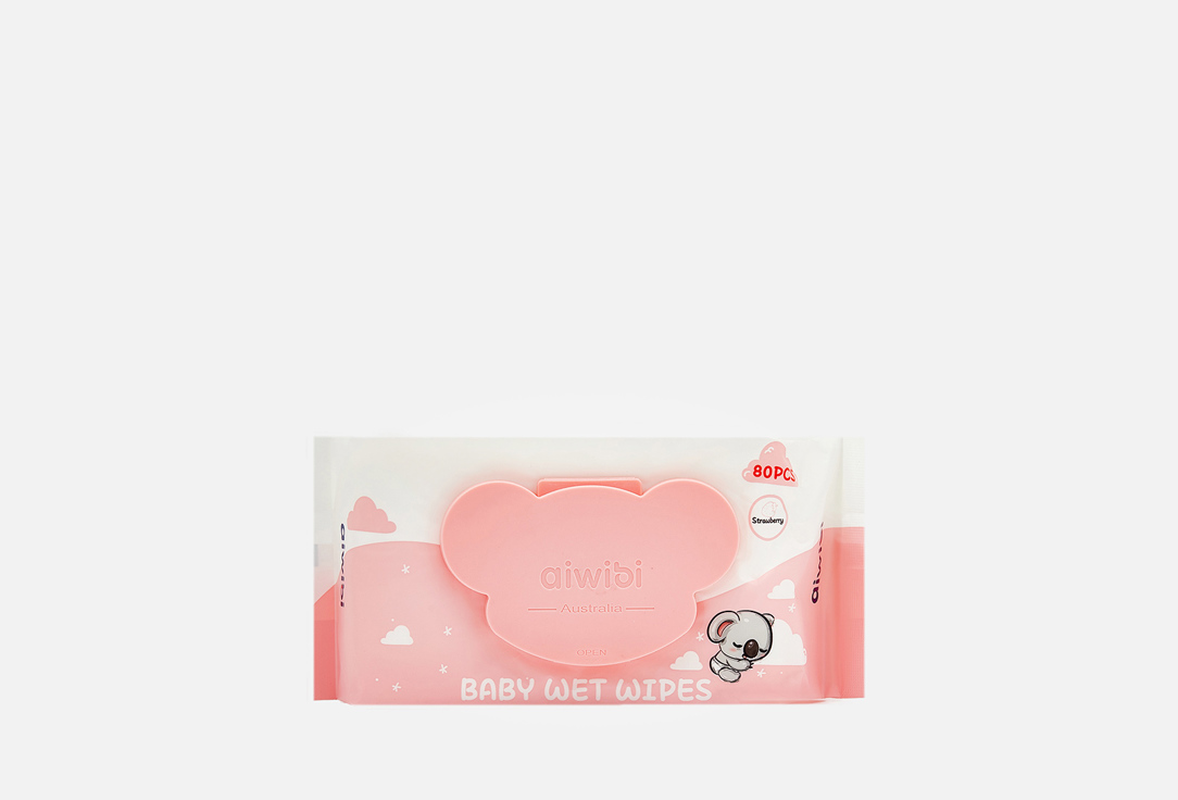 Влажные салфетки AIWIBI AUSTRALIA, С клапаном-панда, розовые 80 шт
Влажные салфетки AIWIBI AUSTRALIA, С клапаном-панда, розовые 80 шт