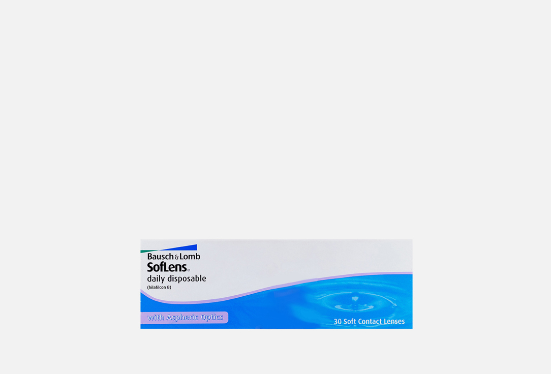 Контактные линзы однодневные SOFLENS, Daily disposable bc 8,6; dia 14,2; 30 шт. -2.75 оптическая сила
Контактные линзы однодневные SOFLENS, Daily disposable bc 8,6; dia 14,2; 30 шт. -2.75 оптическая сила