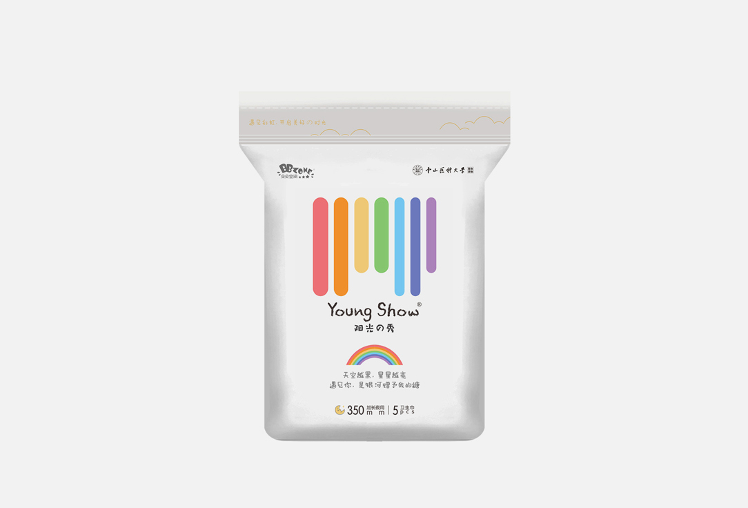 Прокладки ночные YOUNG SHOW, 350мм BBzone 5 шт
Прокладки ночные YOUNG SHOW, 350мм BBzone 5 шт