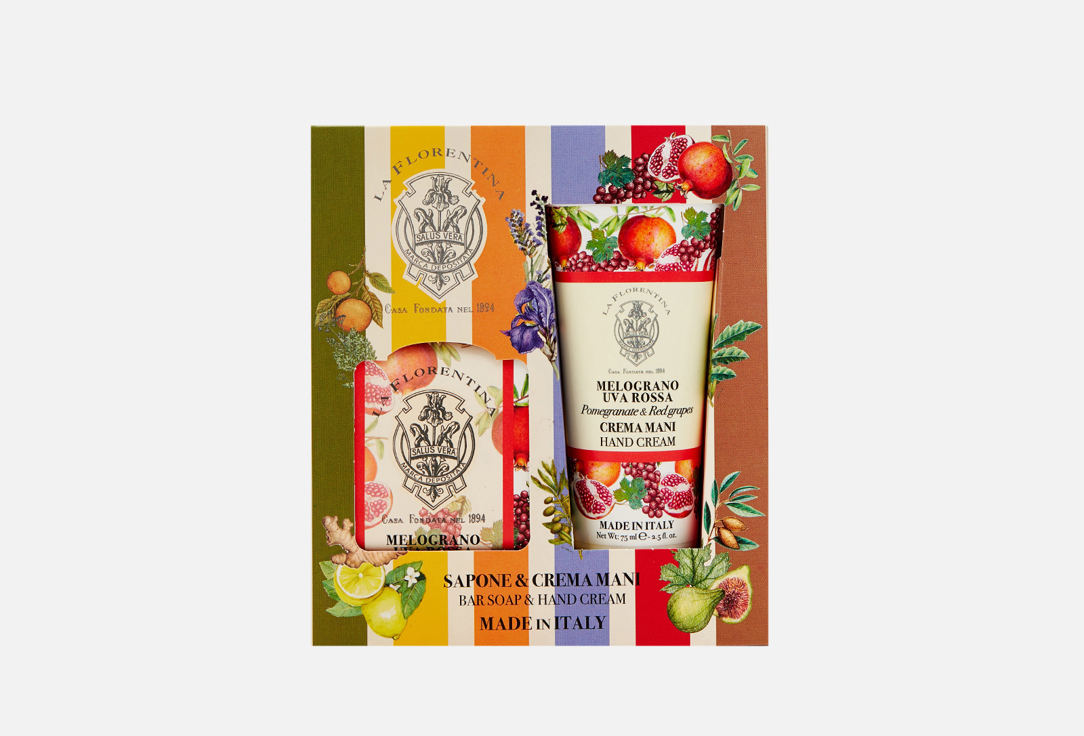 Набор для рук LA FLORENTINA, Pomegranate & Red Grape 2 шт
Набор для рук LA FLORENTINA, Pomegranate & Red Grape 2 шт