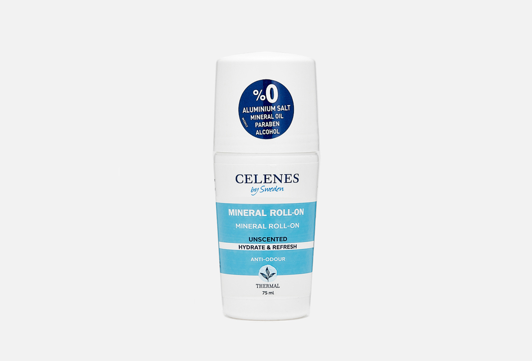Дезодорант-ролик CELENES, MINERAL ROLL-ON UNSCENTED 75 мл
Дезодорант-ролик CELENES, MINERAL ROLL-ON UNSCENTED 75 мл