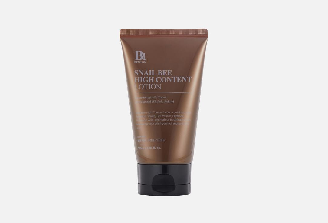 Лосьон для лица BENTON, Snail Bee High Content Lotion 120 мл
Лосьон для лица BENTON, Snail Bee High Content Lotion 120 мл