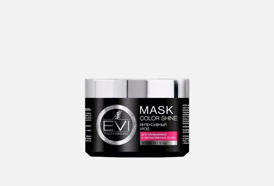Маска для окрашенных волос EVI PROFESSIONAL, Интенсивный уход 300 мл
Маска для окрашенных волос EVI PROFESSIONAL, Интенсивный уход 300 мл