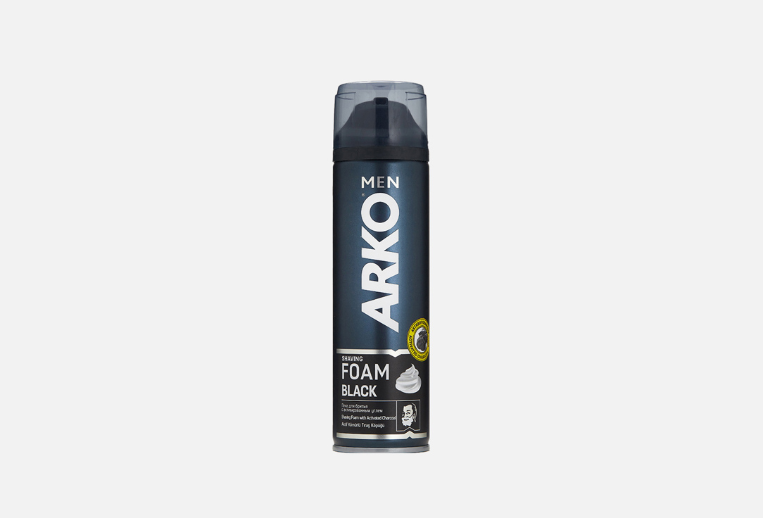 Пена для бритья ARKO, BLACK 200 мл
Пена для бритья ARKO, BLACK 200 мл
