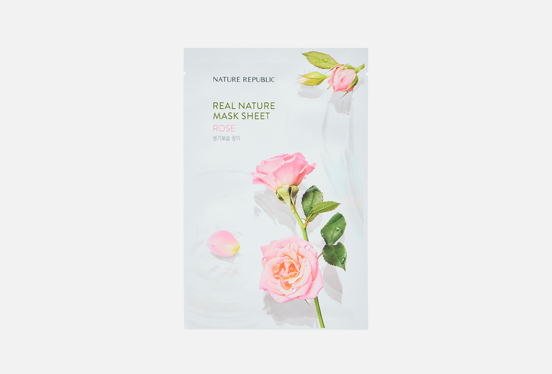 Тканевая маска для лица с экстрактом розы NATURE REPUBLIC, Real Nature 1 шт
Тканевая маска для лица с экстрактом розы NATURE REPUBLIC, Real Nature 1 шт