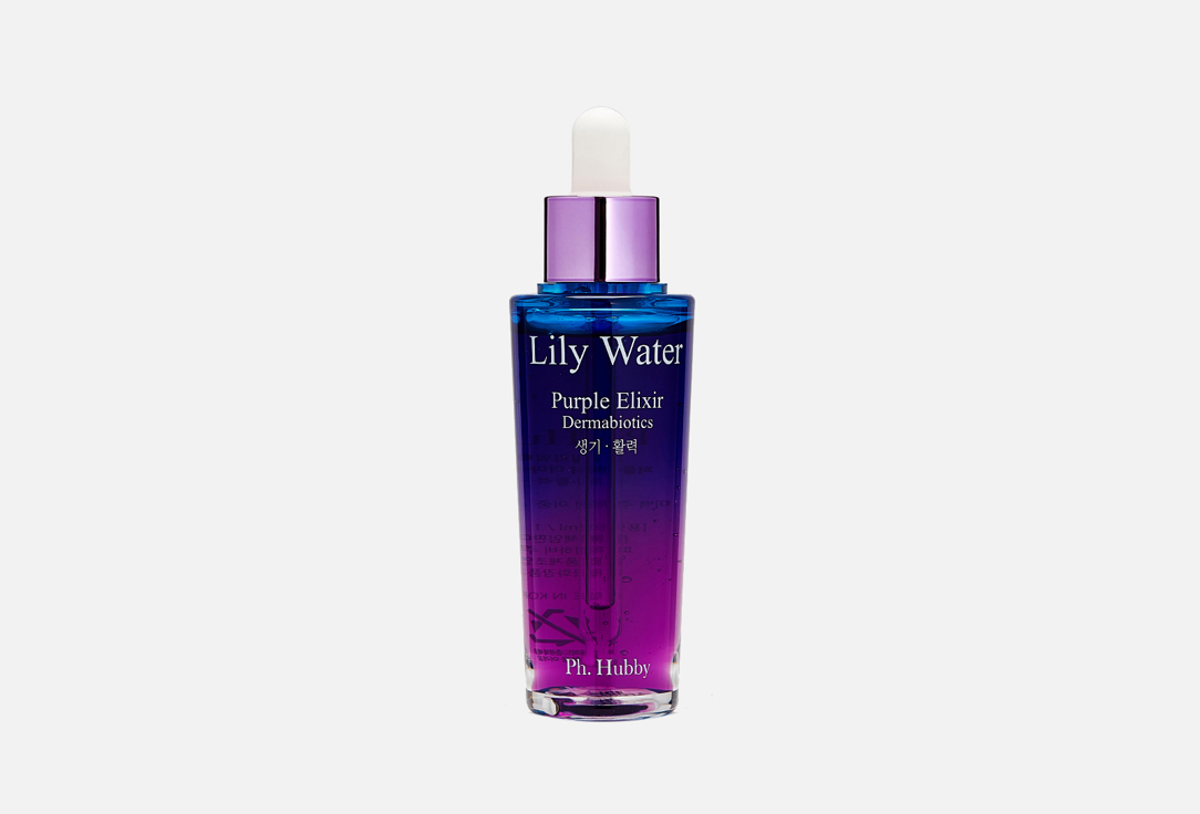 Сыворотка для лица с водной лилией и пробиотиками PH.HUBBY, Lily Water Purple Elixir Dermabiotics 35 мл
Сыворотка для лица с водной лилией и пробиотиками PH.HUBBY, Lily Water Purple Elixir Dermabiotics 35 мл