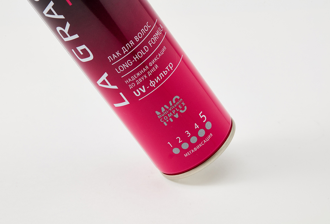 Лак для волос экстрасильной фиксации LA GRASE, Extra Power 250 мл
Лак для волос экстрасильной фиксации LA GRASE, Extra Power 250 мл