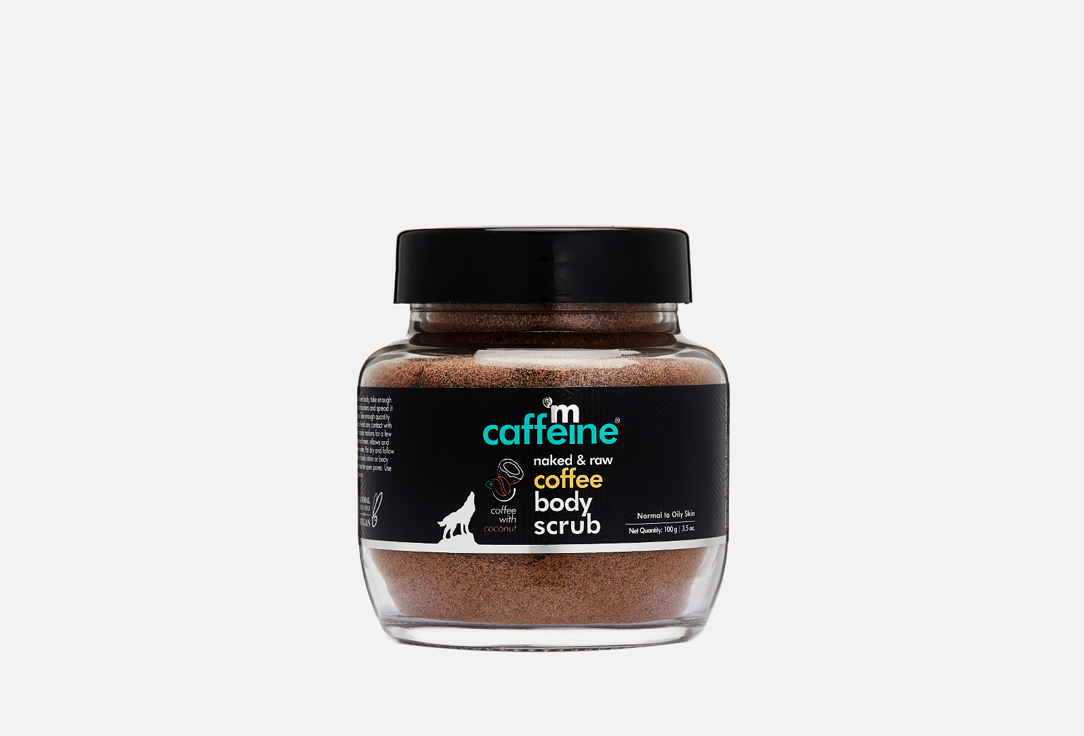 mCaffeine Антицеллюлитный скраб для тела Naked Raw Coffee Body Scrub