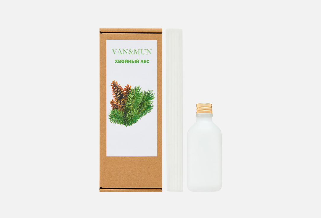 Ароматический диффузор для дома VAN&MUN, Coniferous forest 60 мл
Ароматический диффузор для дома VAN&MUN, Coniferous forest 60 мл