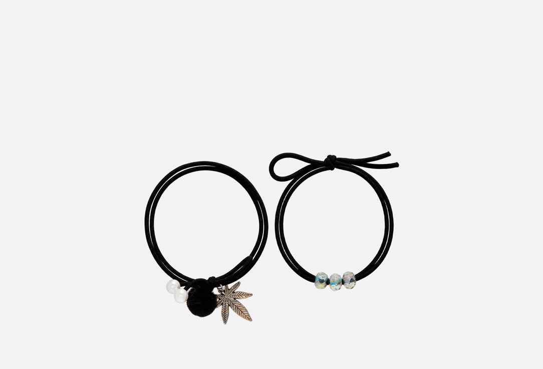 Набор резинок для волос B&H, Черный 2 шт
Набор резинок для волос B&H, Черный 2 шт