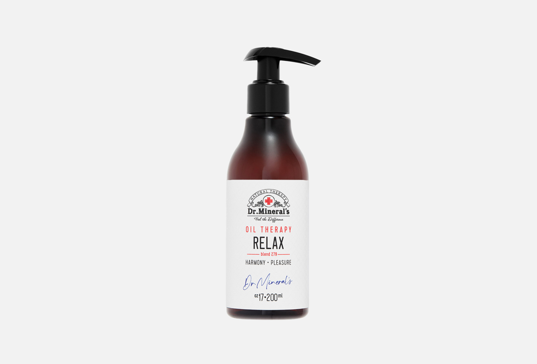 Массажное масло для тела DR.MINERAL'S, Relax 200 мл
Массажное масло для тела DR.MINERAL'S, Relax 200 мл