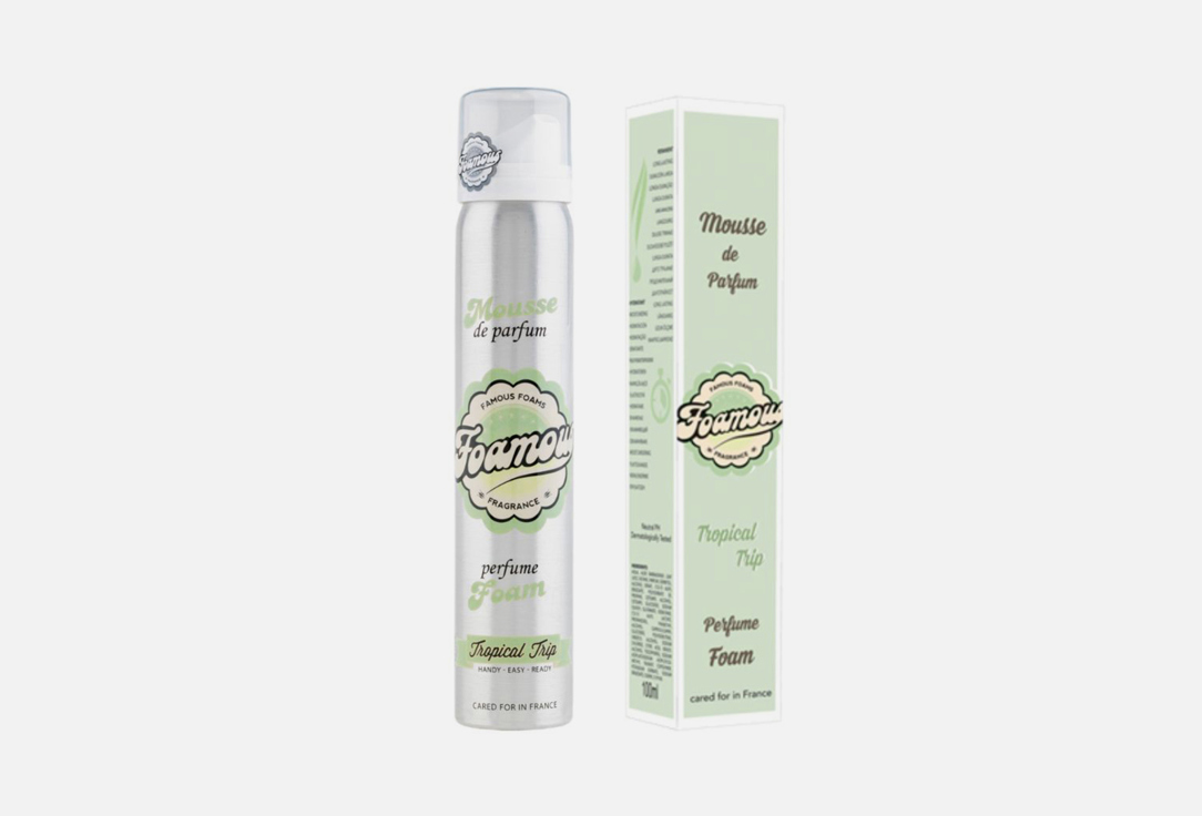 Парфюмированный мусс для тела и волос FOAMOUS, Tropical Trip 100 мл
Парфюмированный мусс для тела и волос FOAMOUS, Tropical Trip 100 мл