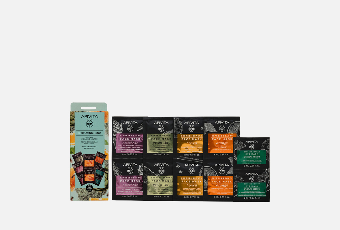 Набор масок APIVITA, Hydrating menu 10 шт
Набор масок APIVITA, Hydrating menu 10 шт