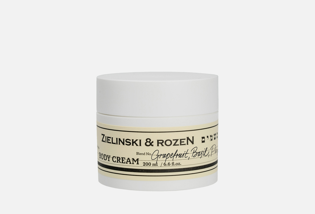 Крем для тела ZIELINSKI & ROZEN, Grapefruit, Basil, Petitgrain 200 мл
Крем для тела ZIELINSKI & ROZEN, Grapefruit, Basil, Petitgrain 200 мл