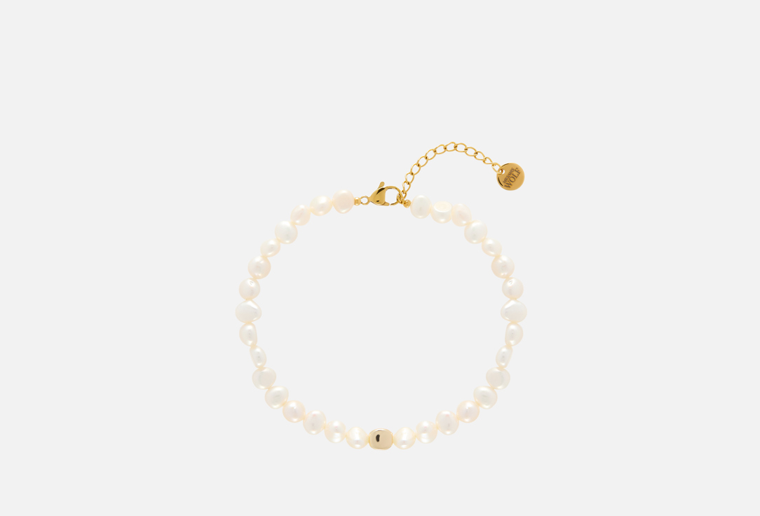 Браслет на ногу MR&MRS WOLF, Из белого жемчуга с золотой вставкой 1 шт
Браслет на ногу MR&MRS WOLF, Из белого жемчуга с золотой вставкой 1 шт