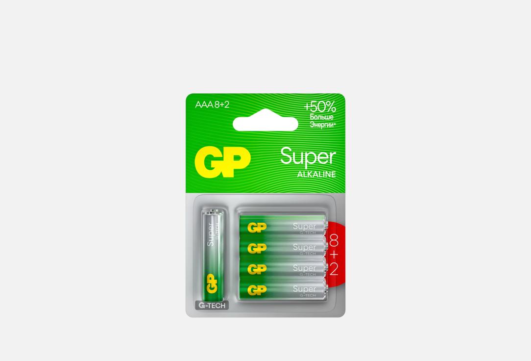 Алкалиновые батарейки GP BATTERIES, Super Alkaline 24А АAА 10 шт
Алкалиновые батарейки GP BATTERIES, Super Alkaline 24А АAА 10 шт