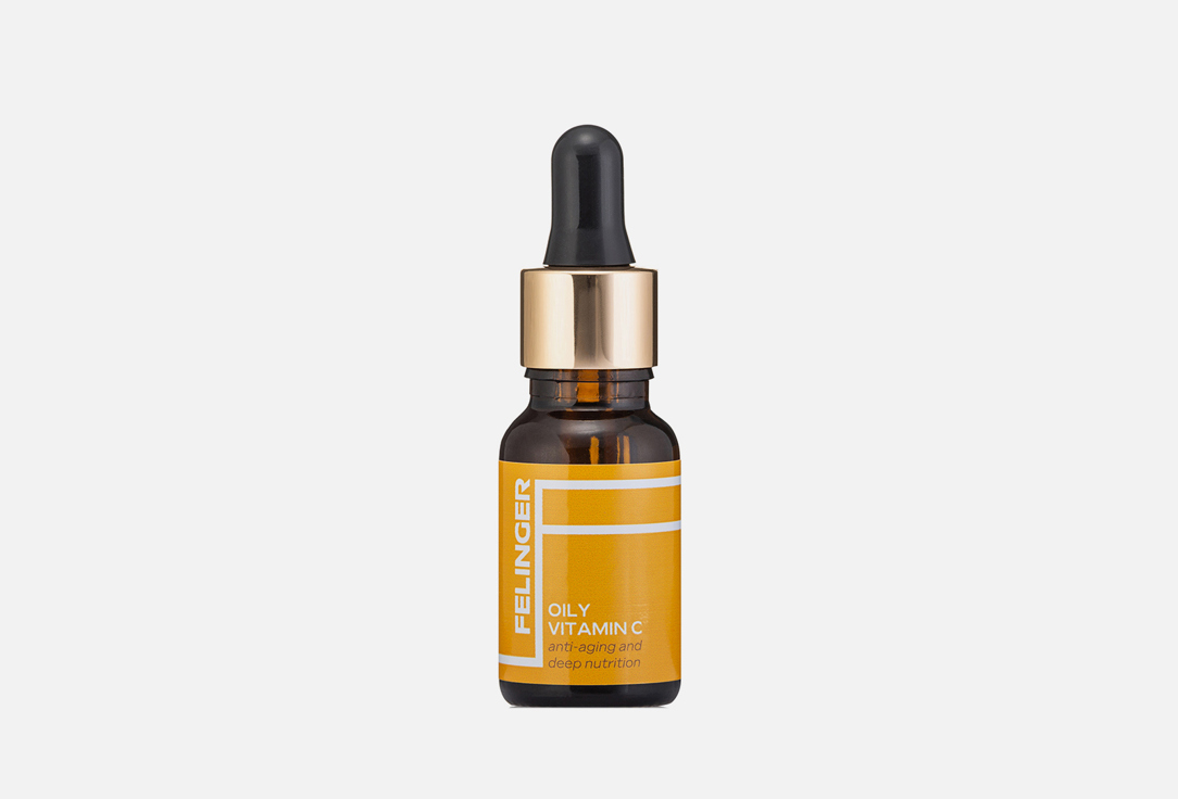 Сыворотка для лица и тела FELINGER, Oily vitamin C serum 15 мл
Сыворотка для лица и тела FELINGER, Oily vitamin C serum 15 мл