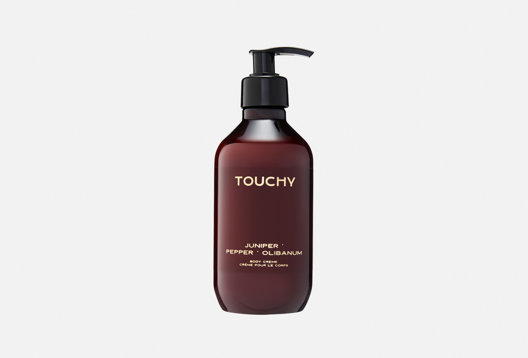 Крем для тела и рук TOUCHY, Juniper, pepper, olibanum 300 мл
Крем для тела и рук TOUCHY, Juniper, pepper, olibanum 300 мл