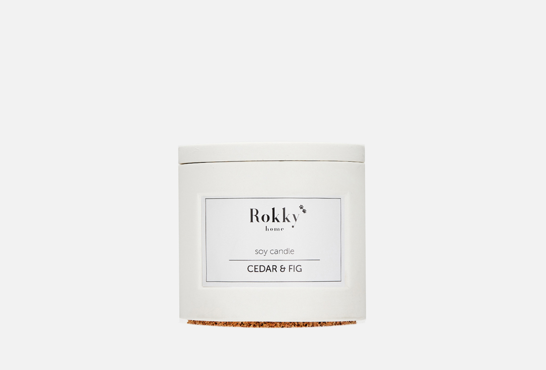 Свеча ароматическая ROKKYHOME, Белый, Кедр&Инжир 125 мл
Свеча ароматическая ROKKYHOME, Белый, Кедр&Инжир 125 мл