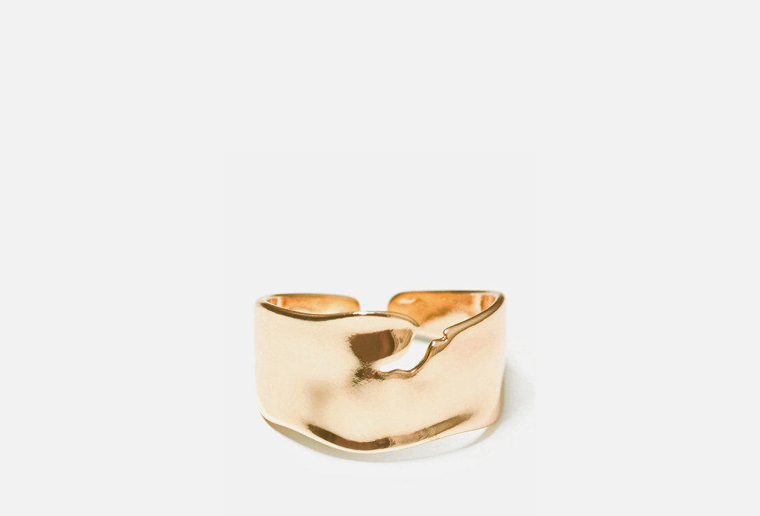 Кольцо FREE FORM JEWELRY, Золотистое широкое 1 шт
Кольцо FREE FORM JEWELRY, Золотистое широкое 1 шт