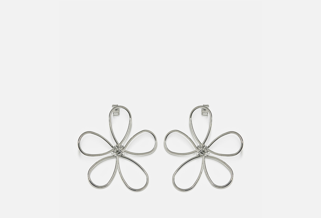 Серьги FREE FORM JEWELRY, Серебристые цветок пятилистник 2 шт
Серьги FREE FORM JEWELRY, Серебристые цветок пятилистник 2 шт