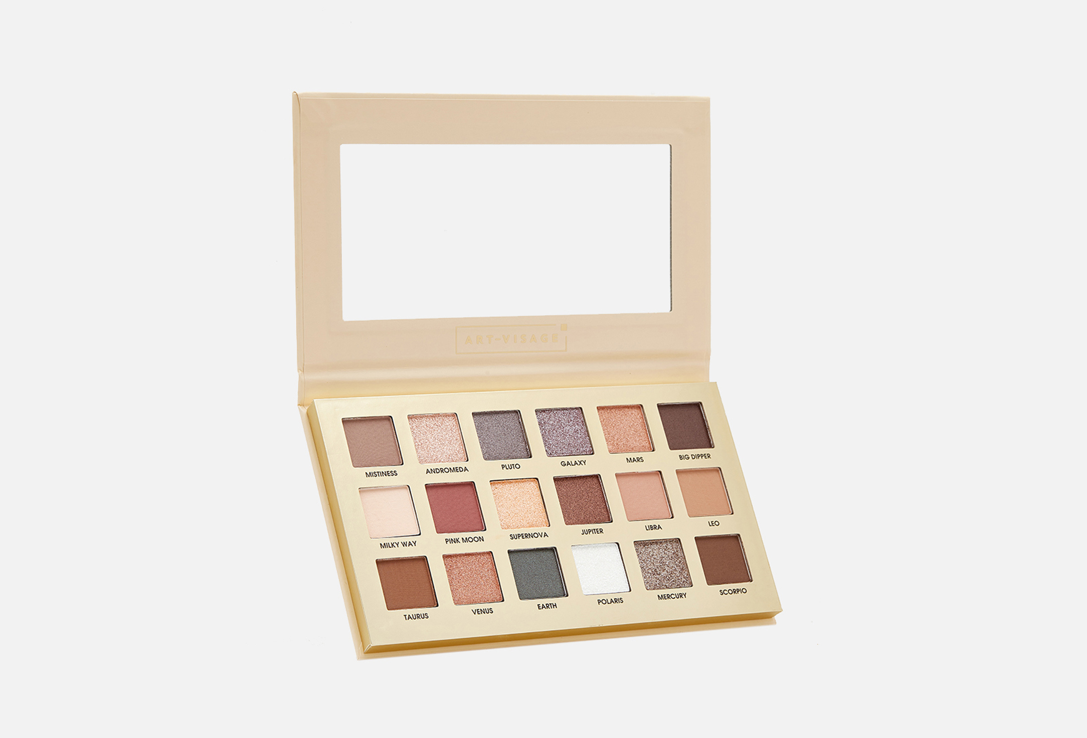 ART VISAGE Палетка теней для век Nude Universe г купить цена в Москве