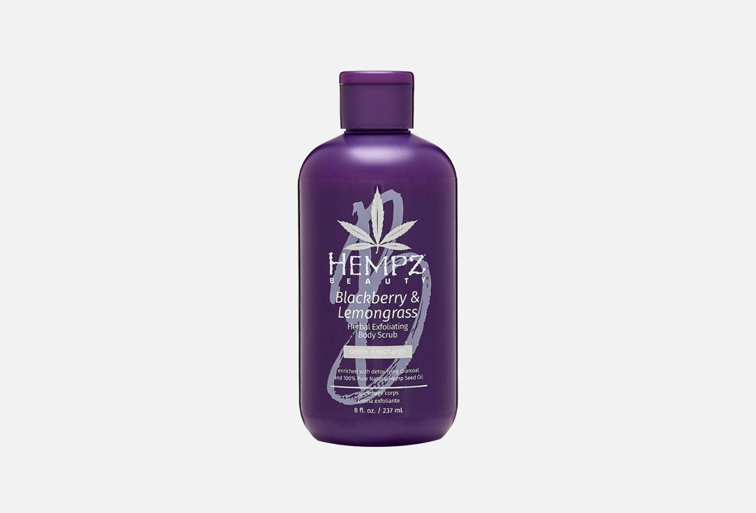 Скраб для тела HEMPZ, Blackberry & Lemongrass 237 мл
Скраб для тела HEMPZ, Blackberry & Lemongrass 237 мл