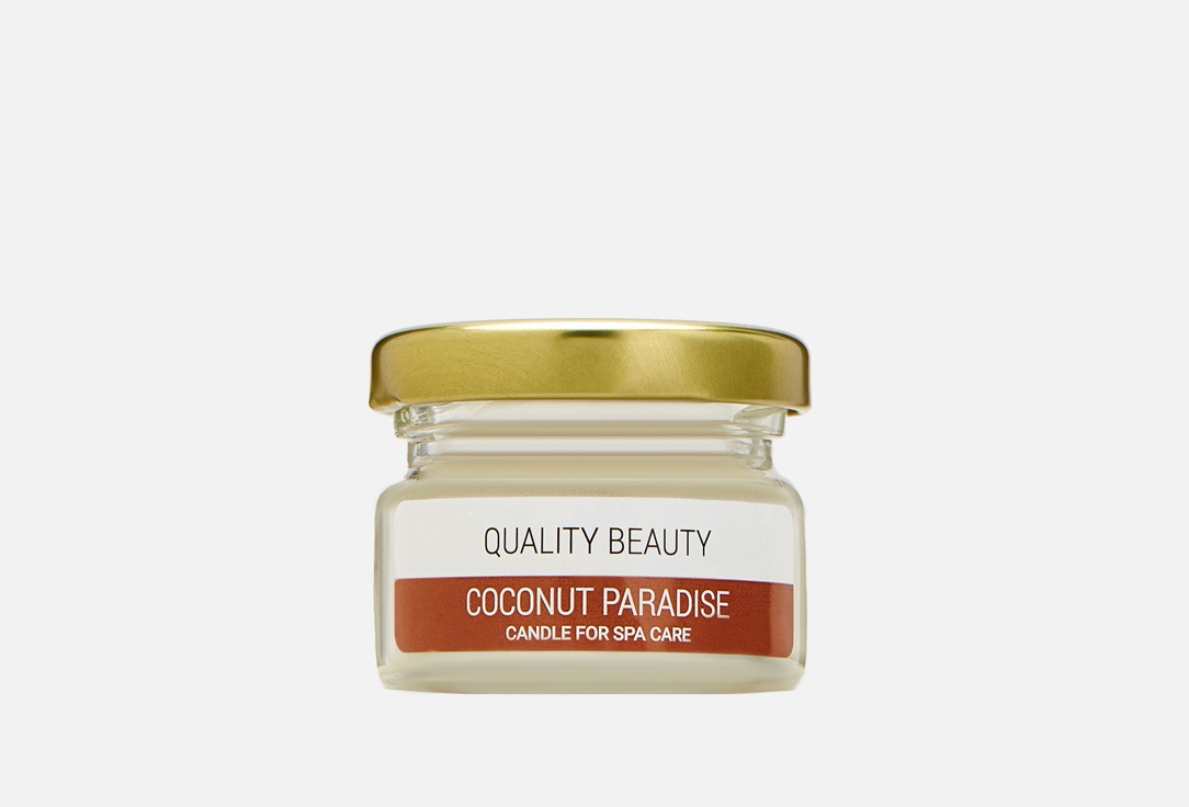 Свеча для СПА ухода QB TECHNOLOGY COSMETICS, Coconut paradise 20 мл
Свеча для СПА ухода QB TECHNOLOGY COSMETICS, Coconut paradise 20 мл