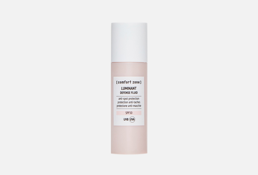 Флюид от пигментных пятен с spf 50 COMFORT ZONE, Luminant defence fluid 30 мл
Флюид от пигментных пятен с spf 50 COMFORT ZONE, Luminant defence fluid 30 мл
